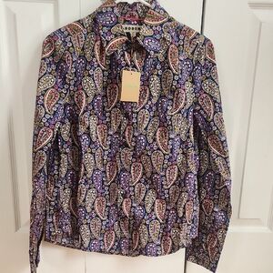 ⭐️Boden Sienna Multicolor Paisley Blouse